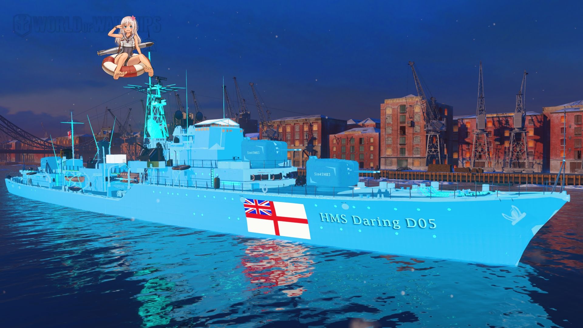 【涂装】英驱uk destroyers全系列海军蓝简易涂装(camo)更新