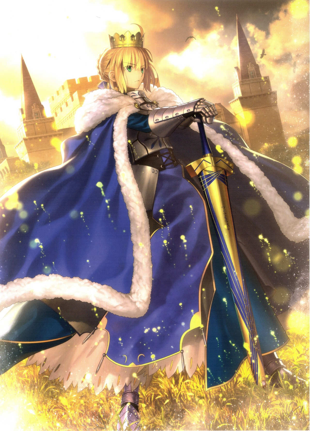 亚瑟王启发的媒体以及 fate/stay night 中的 saber 和亚瑟王比较