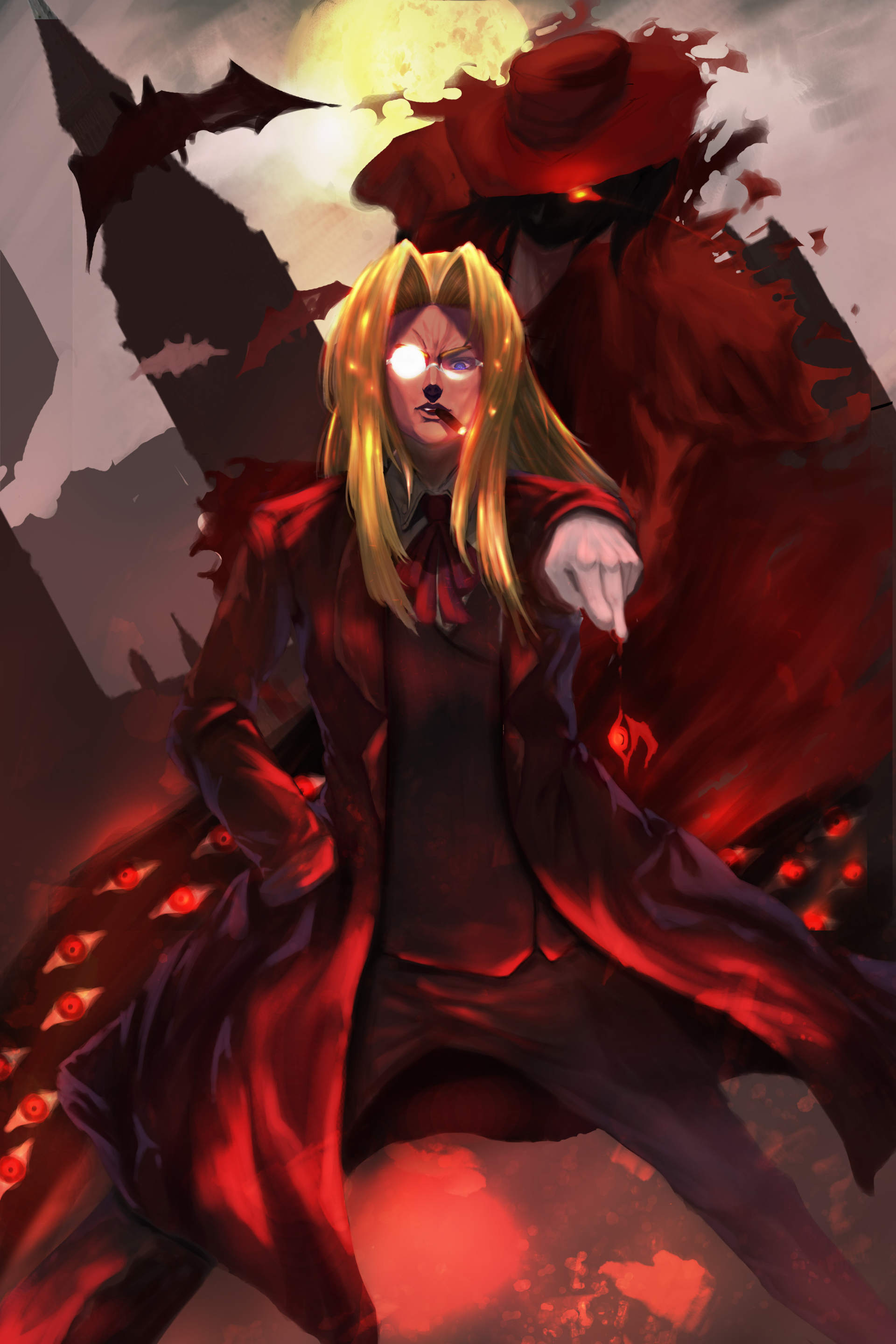 hellsing,阿卡德x因特古拉(修改重发