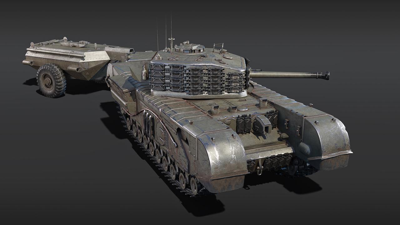 情報戰爭通行證獎勵載具邱吉爾 鱷魚 戰爭雷霆War Thunder 哈啦板 巴哈姆特