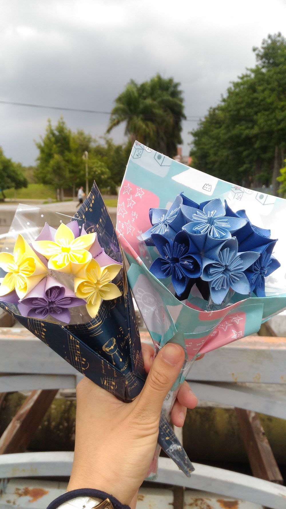 摺紙花束 U的創作 巴哈姆特