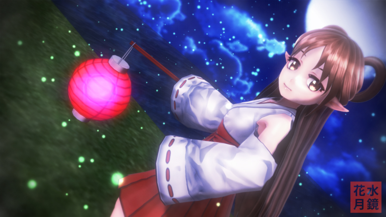 【VRoid】提著燈籠的精靈（ 元宵節賀圖 ） - huayue2020的創作 - 巴哈姆特