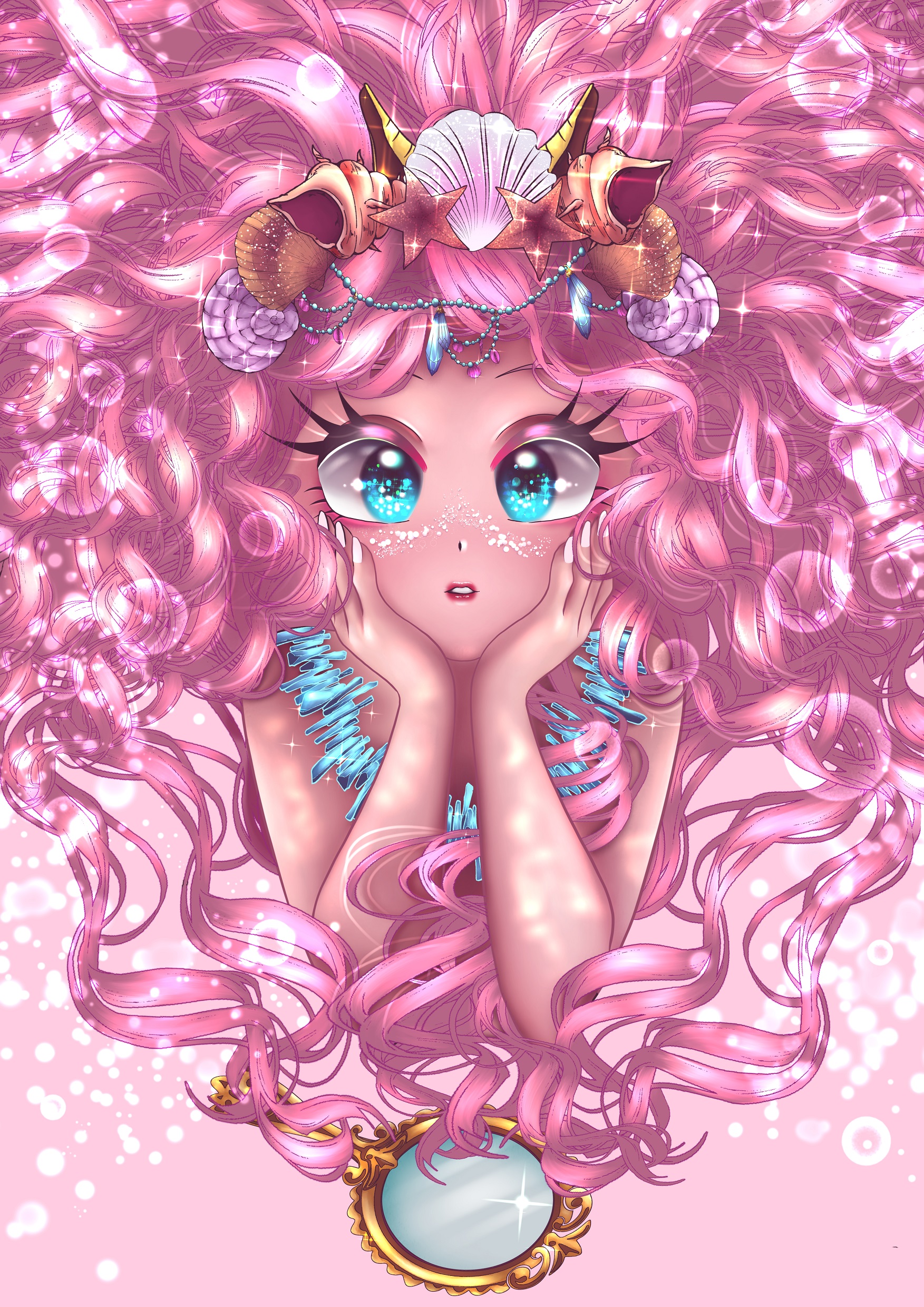 Pink mermaid - jnne5417的創作 - 巴哈姆特