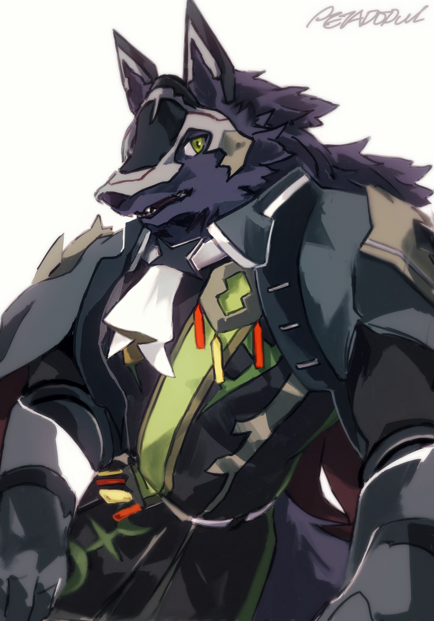 白色情人節火狼UWU - petadodu331的創作 - 巴哈姆特