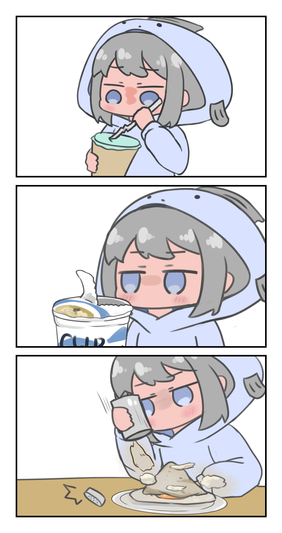 [達人專欄] [三格漫]生活中的各種小不幸 - keroro252的創作 - 巴哈姆特