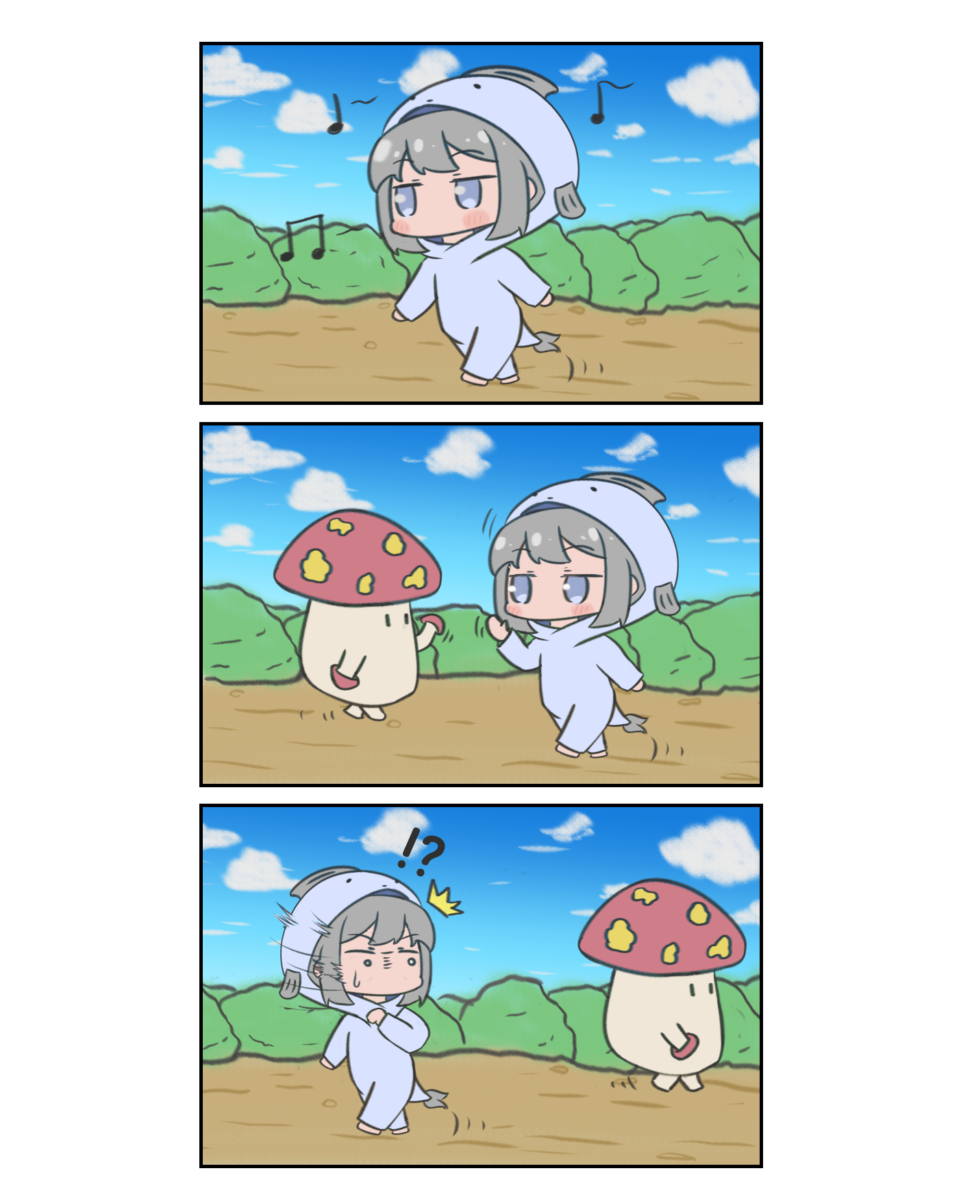 [達人專欄] [三格漫畫]那是什麼！？ - keroro252的創作 - 巴哈姆特