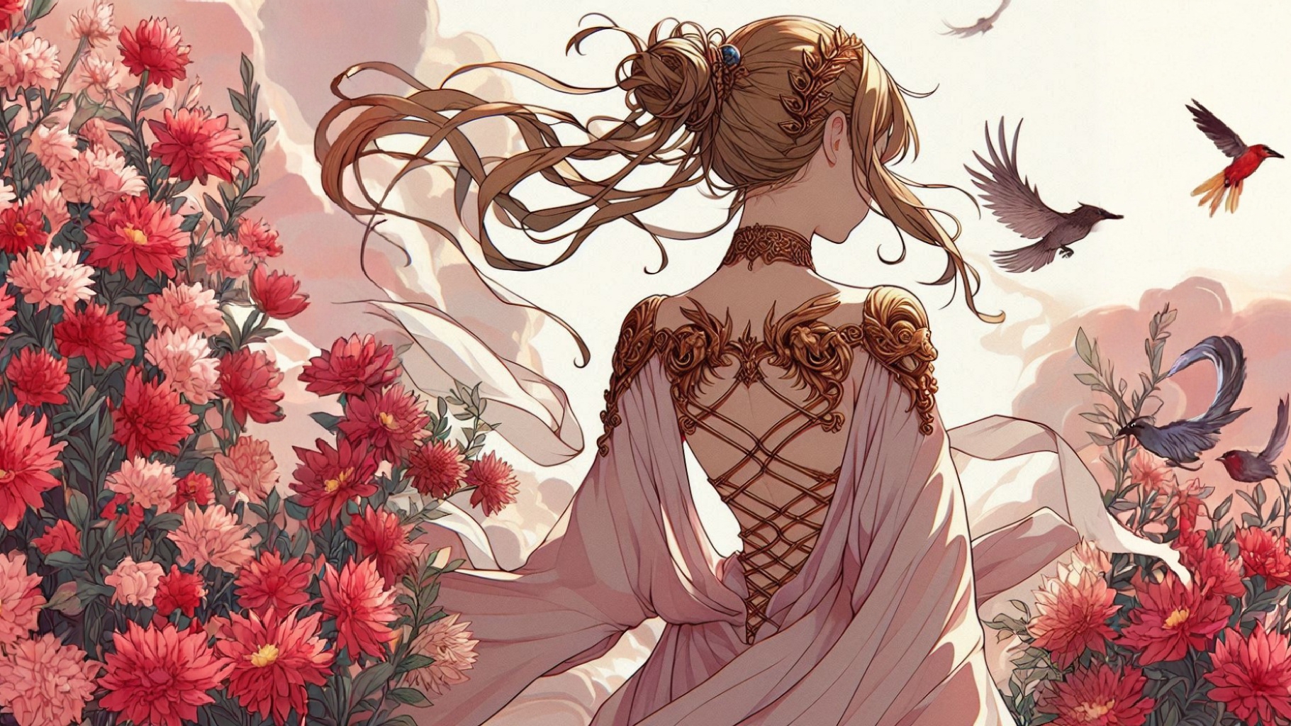 【AI生成】背影(上) - dark5fox的創作 - 巴哈姆特