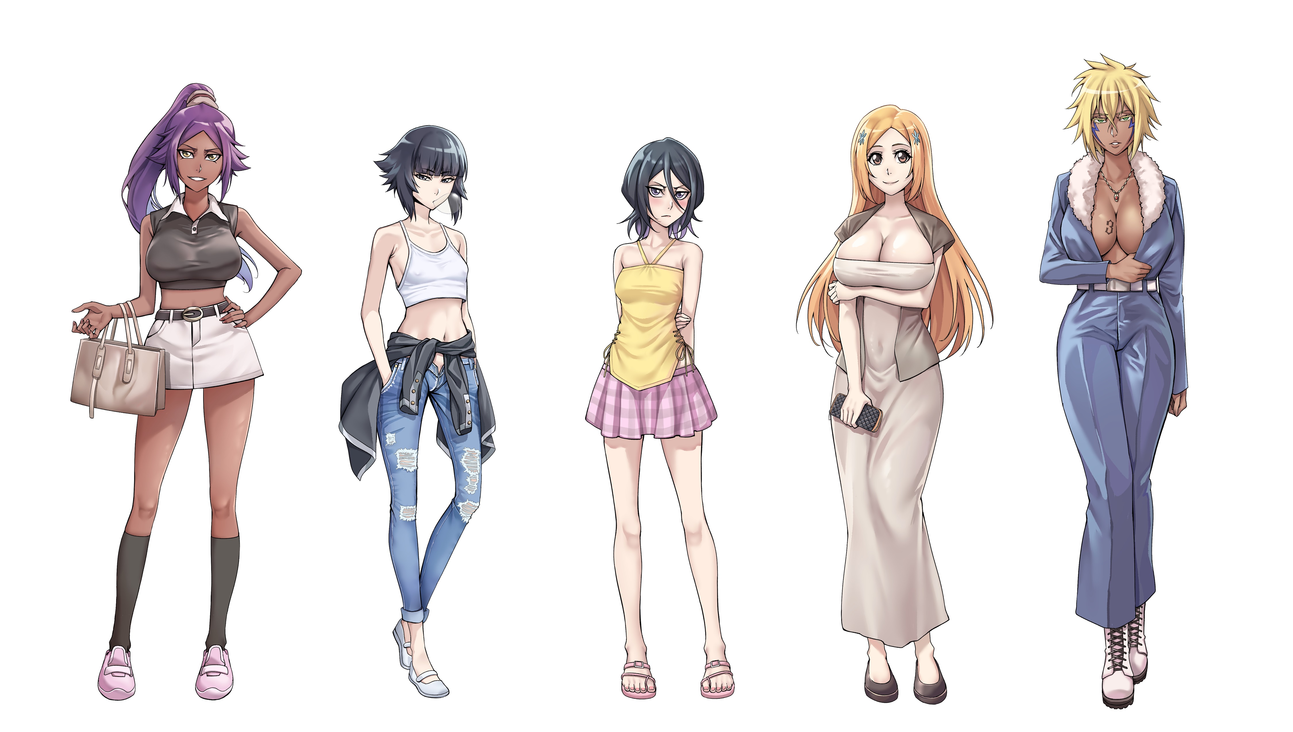 [達人專欄] BLEACH女角便服系列part.1 - z4675520的創作 - 巴哈姆特