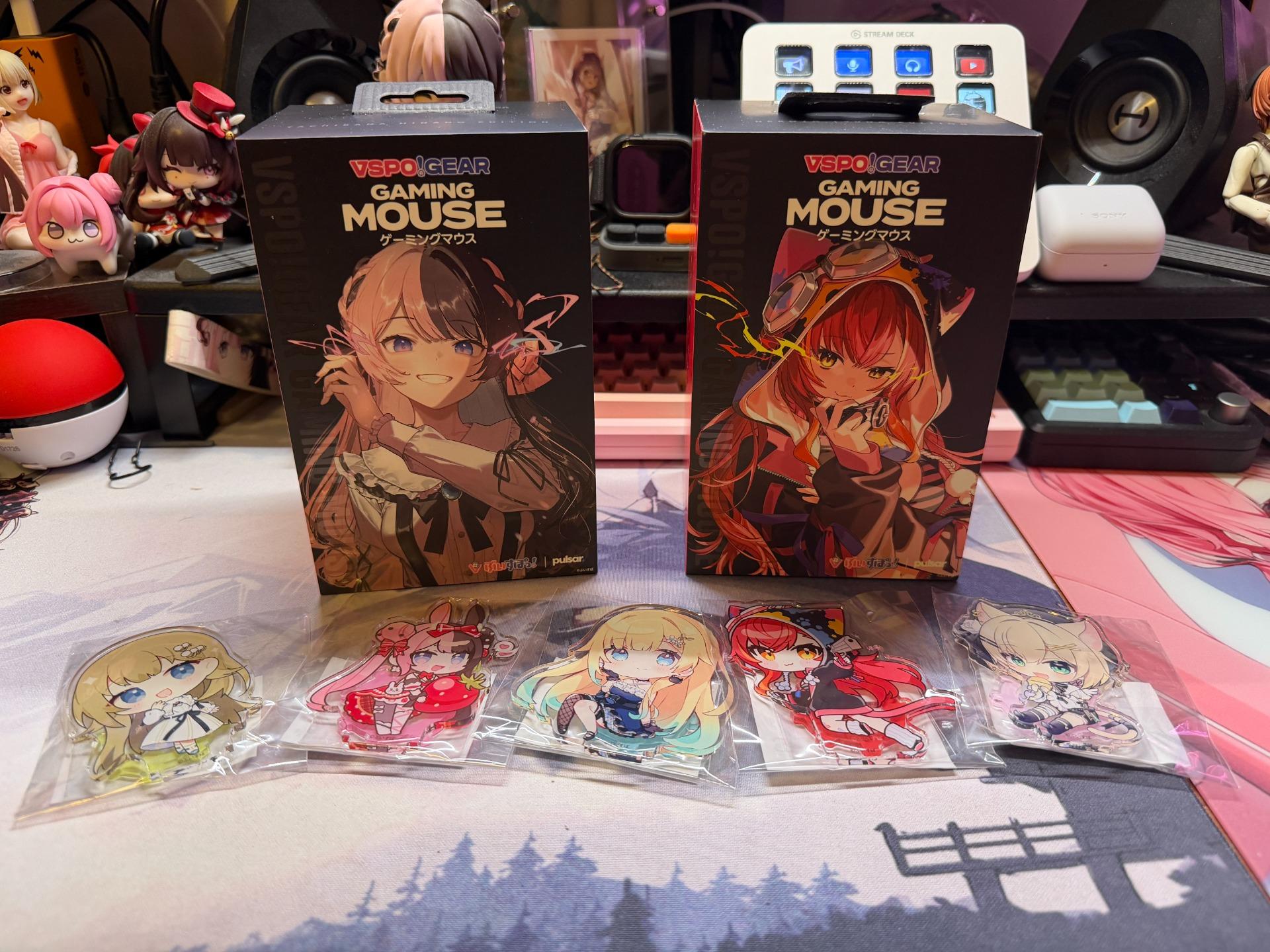 VSPO! GEAR ゲーミングマウス橘ひなのEdition & 猫汰つなEdition