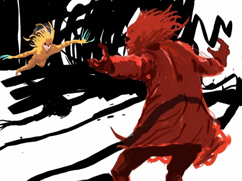 yellow vs red - TFARCRAW的創作 - 巴哈姆特