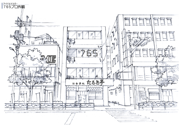 偶像大師 公開第一波動畫角色與美術設定今夏在日播映 The Idolm Ster 巴哈姆特