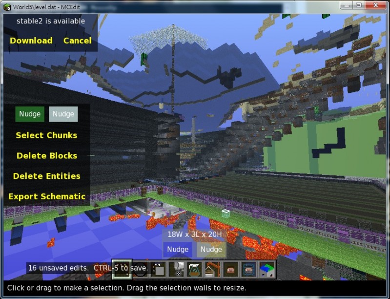 Mcedit 地圖編輯器 3 Minecraft 我的世界 當個創世神 精華區 巴哈姆特
