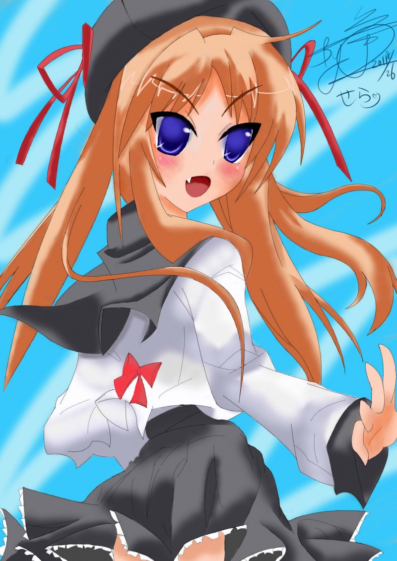 拙作 恋色空模様 篠原聖良 學生服ver Doraemon1919的創作 巴哈姆特