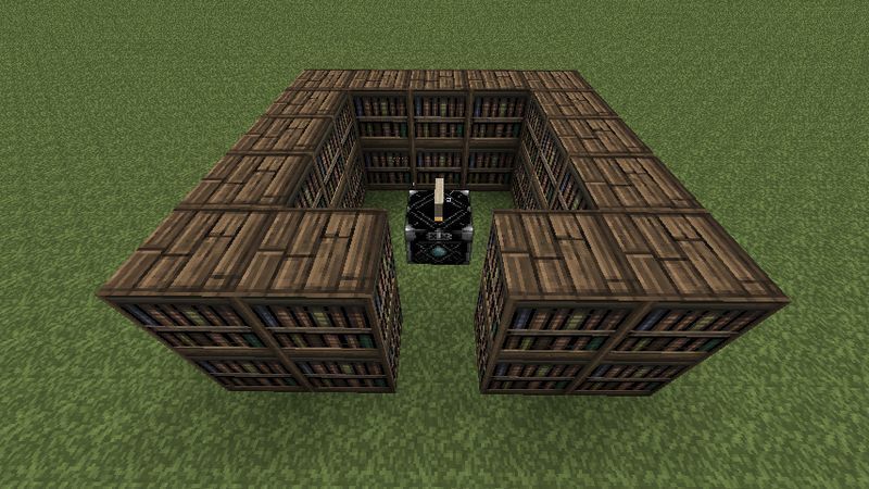 【心得】簡易機關附魔室 @Minecraft 我的世界（當個創世神） 哈啦板 - 巴哈姆特