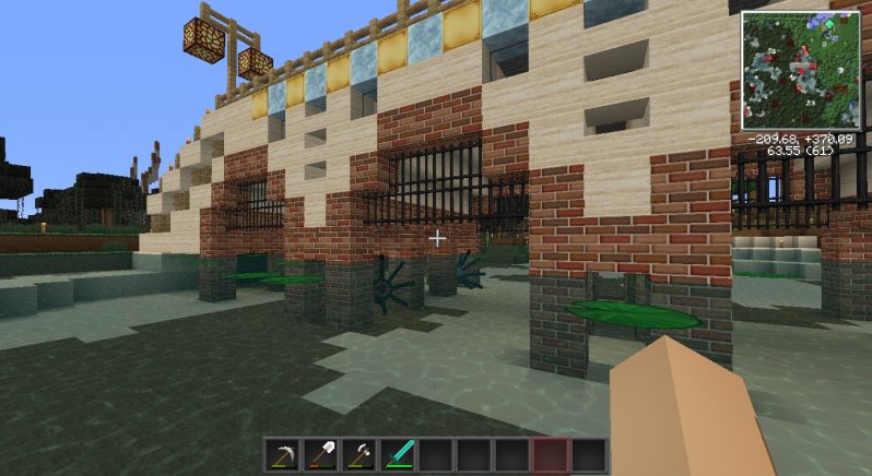 【心得】花了4個小時完成的拱橋:) @Minecraft 我的世界（當個創世神） 哈啦板 - 巴哈姆特