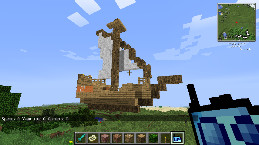 閒聊 改造海盜船 Minecraft 我的世界 當個創世神 哈啦板 巴哈姆特