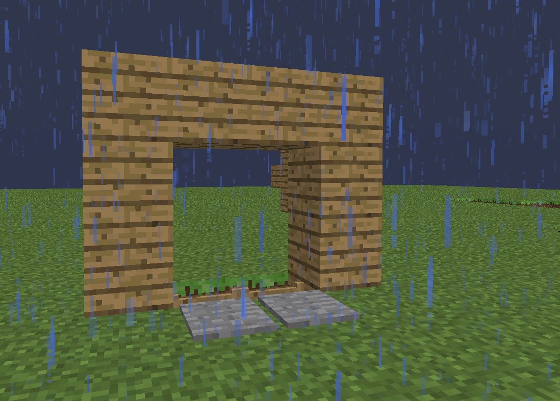 心得 用柵欄門做單向門 Minecraft 我的世界 當個創世神 哈啦板 巴哈姆特