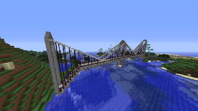 【閒聊】自製大橋演化...... @Minecraft 我的世界（當個創世神） 哈啦板 - 巴哈姆特