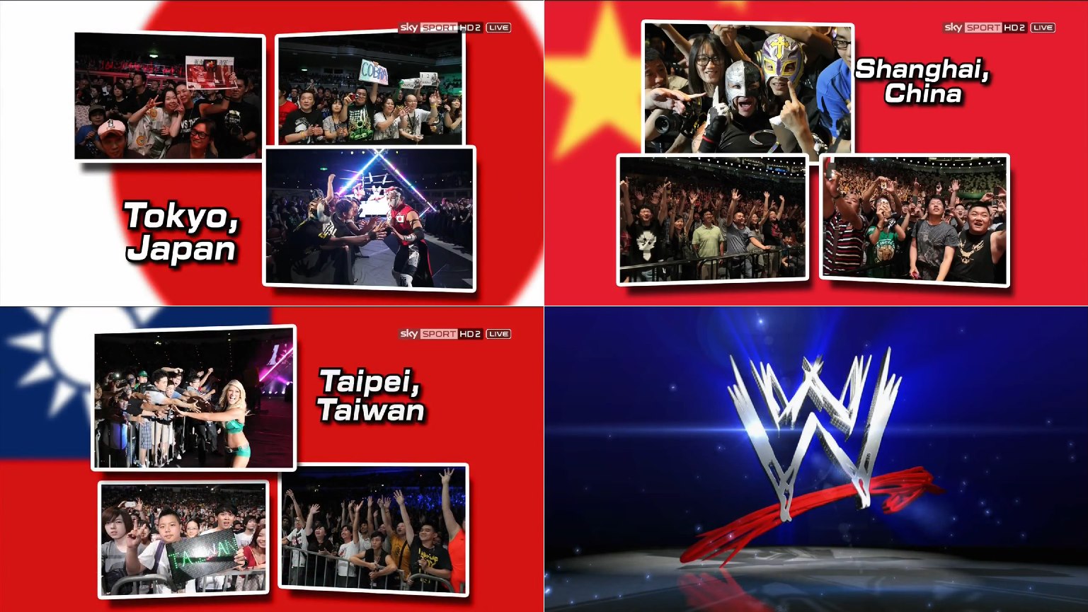 討論 Wwe Live節目出現台灣台北 國旗 世界娛樂摔角wwe 哈啦板 巴哈姆特