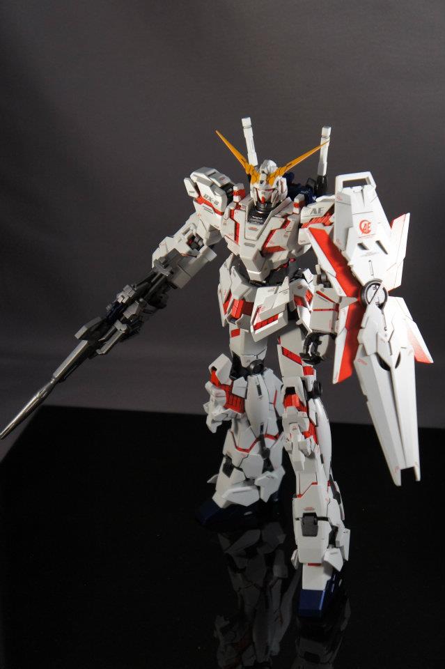 作品分享 Mg Rx 0 Unicorn Gundam 獨角獸 模型技術與資訊哈啦板 巴哈姆特