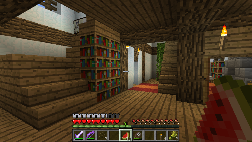 建築 半木結構小屋分享 Minecraft 我的世界 當個創世神 哈啦板 巴哈姆特