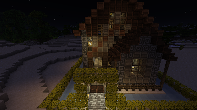 【心得】l-爵-l 別墅式建築 1.4 @Minecraft 我的世界（當個創世神） 哈啦板 - 巴哈姆特