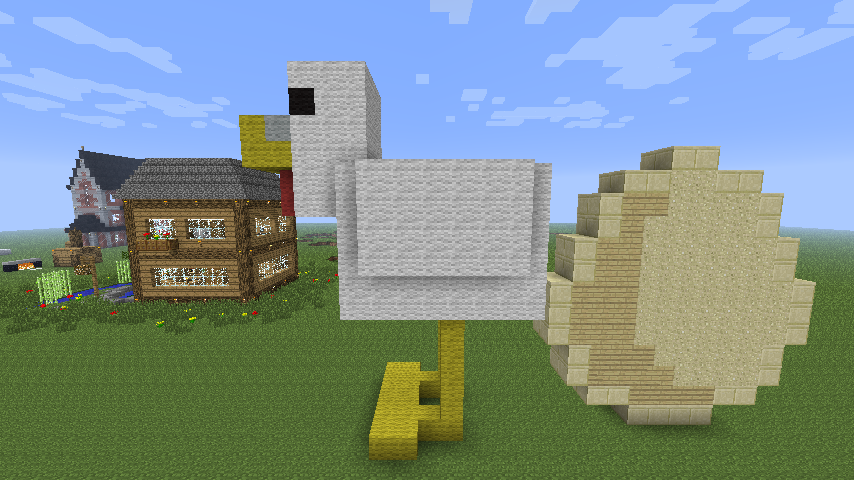 【心得】雞,真的很可愛!(巨大雞) @Minecraft 我的世界（當個創世神） 哈啦板 - 巴哈姆特