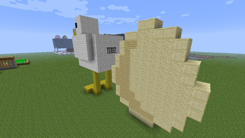 【心得】雞,真的很可愛!(巨大雞) @Minecraft 我的世界（當個創世神） 哈啦板 - 巴哈姆特