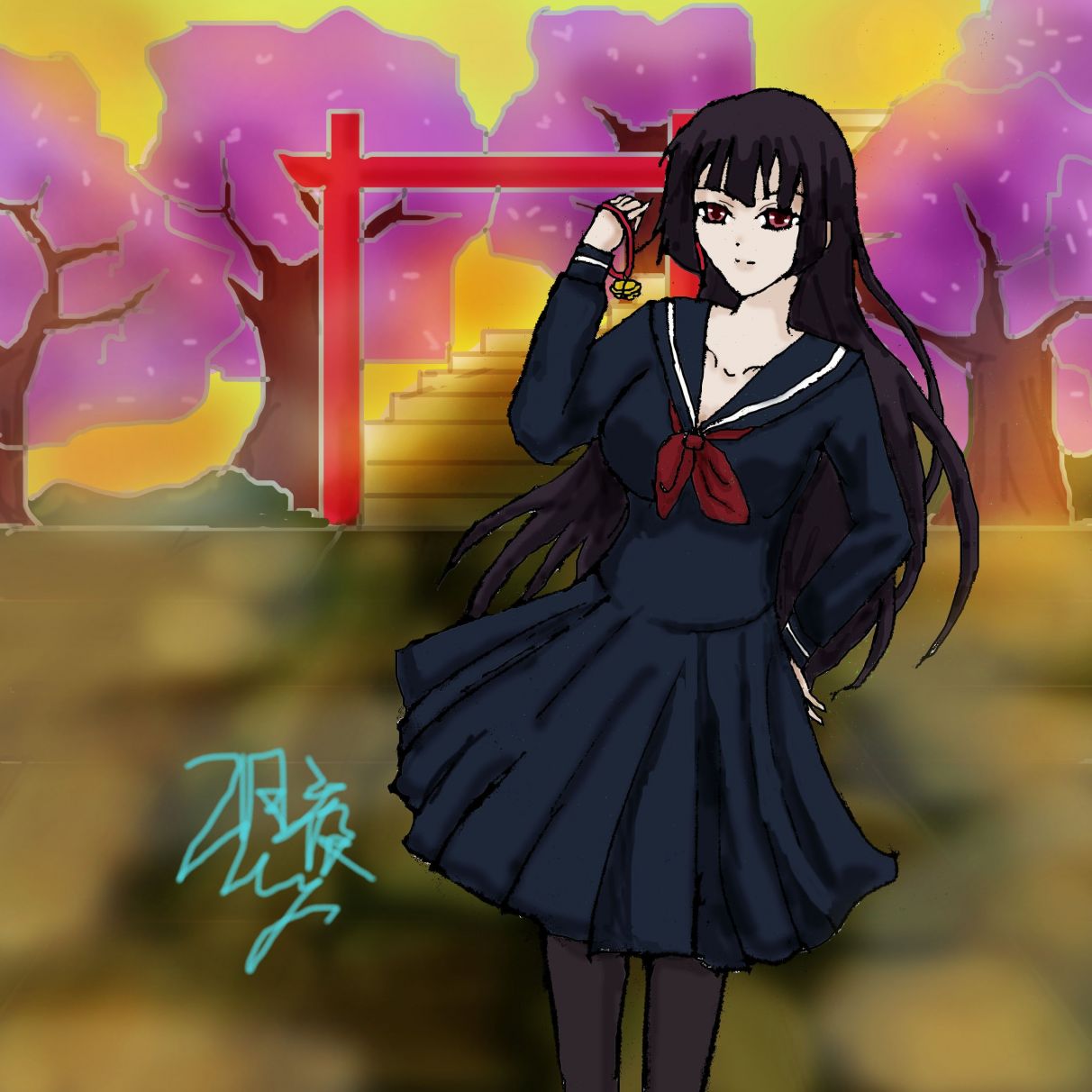 黃昏の鳥居 Chad的創作 巴哈姆特