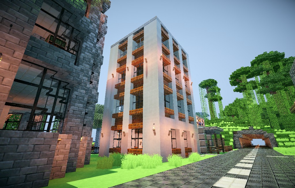 【心得】【建築】我又蓋了一些小房子了... @Minecraft 我的世界（當個創世神） 哈啦板 - 巴哈姆特