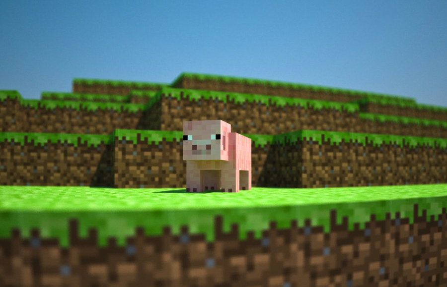 【心得】12張乾淨.高清.漂亮桌布 趕快來下載哦! @Minecraft 我的世界（當個創世神） 哈啦板 - 巴哈姆特
