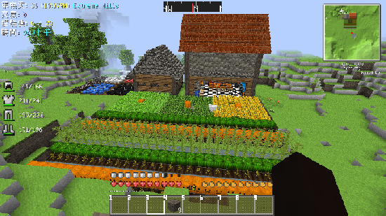 心得 新手第一作 生存小屋 大農場 Minecraft 我的世界 當個創世神 哈啦板 巴哈姆特