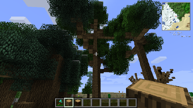 【1.6.4/1.5.2】BigTrees 更高更大的樹木 @Minecraft 我的世界（當個創世神） 哈啦板 - 巴哈姆特