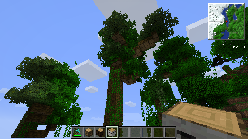 【1.6.4/1.5.2】BigTrees 更高更大的樹木 @Minecraft 我的世界（當個創世神） 哈啦板 - 巴哈姆特