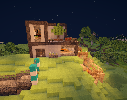 【心得】黑白風小別墅 @Minecraft 我的世界（當個創世神） 哈啦板 - 巴哈姆特