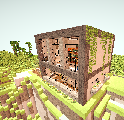 【心得】黑白風小別墅 @Minecraft 我的世界（當個創世神） 哈啦板 - 巴哈姆特