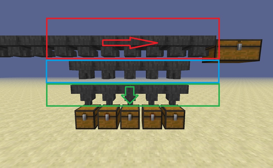 心得 1 5版簡易物品分類裝置 只能分類能堆疊的物品 Minecraft 我的世界 當個創世神 哈啦板 巴哈姆特