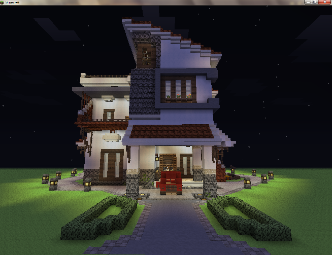 建築 小鎮計畫 別墅設計 1 3 14更新 Minecraft 我的世界 當個創世神 哈啦板 巴哈姆特