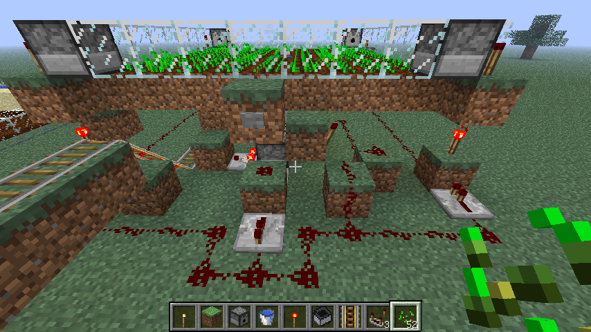RE:【心得】全自動收割機(舊版)搭配自動運送機(新版) @Minecraft 我的世界（當個創世神） 哈啦板 - 巴哈姆特