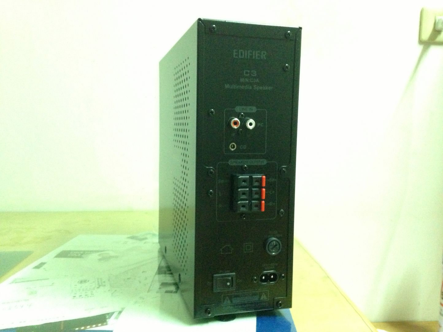 【心得】[不專業開箱] Edifier C3 2.1聲道喇叭 @電腦應用綜合討論 哈啦板 - 巴哈姆特