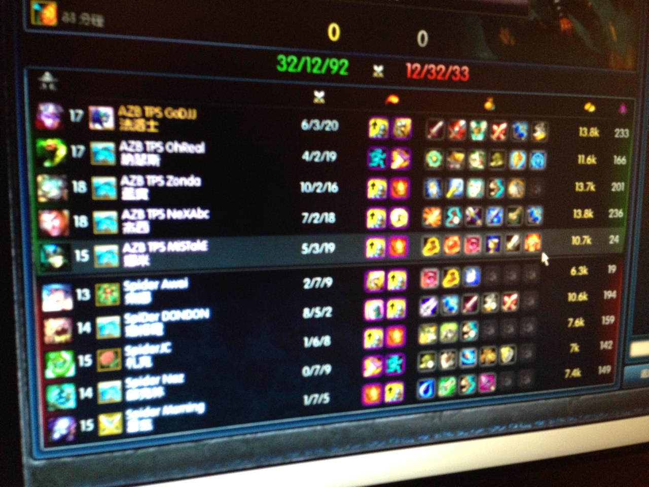 【LOL】TeSL職業電競聯賽 #23 Wayi Spider vs AZB TPS - tp654cl6的創作 - 巴哈姆特