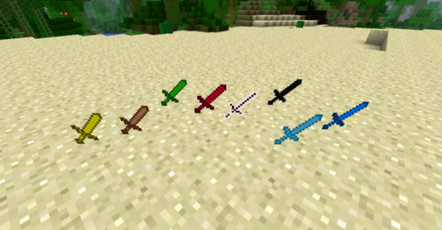 Minecraft 1.5.2 Mod Color Sword Mod - ADWONG的創作 - 巴哈姆特