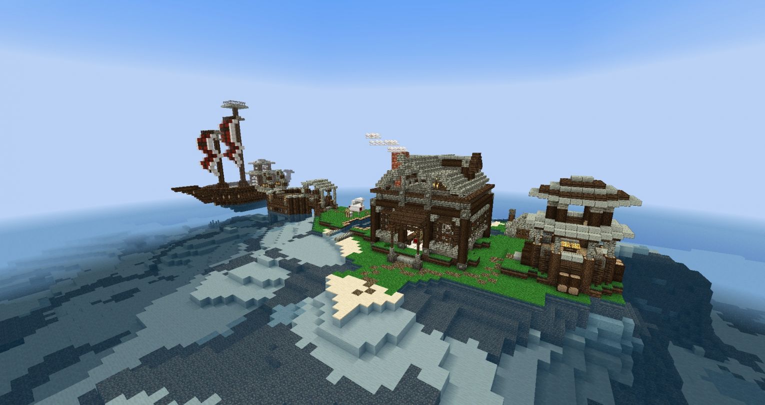 心得 小品建築 孤島客棧 Minecraft 我的世界 當個創世神 哈啦板 巴哈姆特