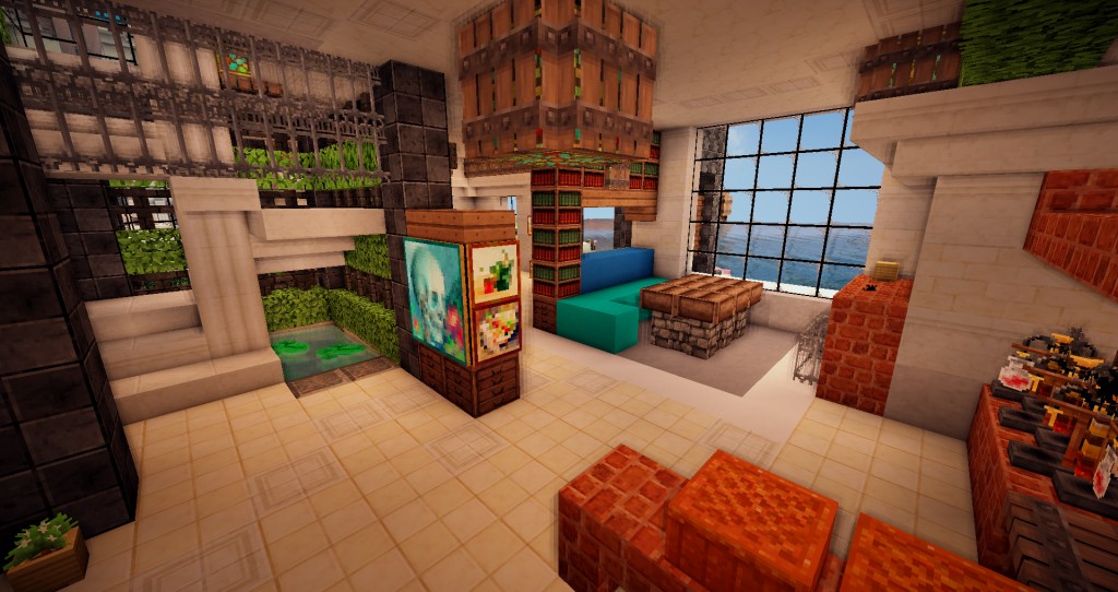 【心得】【建築】黑白搭-現代建築 (圖多24P) @Minecraft 我的世界（當個創世神） 哈啦板 - 巴哈姆特