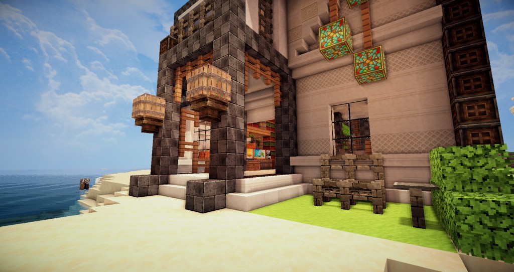 【心得】【建築】黑白搭-現代建築 (圖多24P) @Minecraft 我的世界（當個創世神） 哈啦板 - 巴哈姆特
