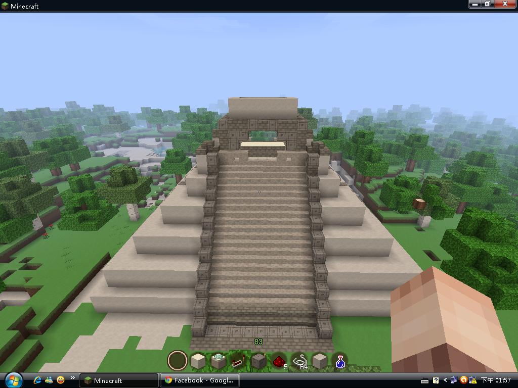 Minecraft 瑪雅神殿 觀星台 Westsai123的創作 巴哈姆特