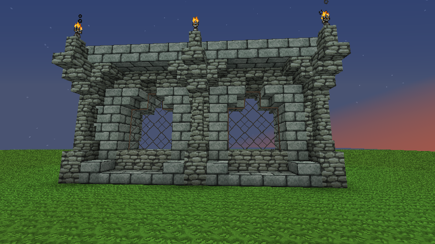 【密技】玥狼建築小教室-大型門(2013/8/2更新) @Minecraft 我的世界（當個創世神） 哈啦板 - 巴哈姆特
