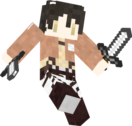 心得 100 自制進擊的巨人skin 持續更新喔 Minecraft 我的世界 當個創世神 哈啦板 巴哈姆特