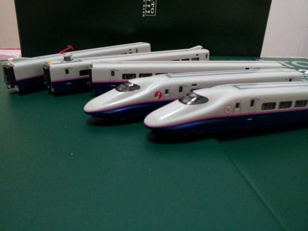 鐵道模型]Kato: N-Scale E2系東北新幹線「はやて」 全線復旧1番列車10