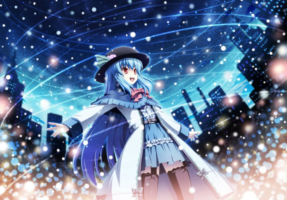 緋想天之主 比那名居天子桌布 Jackial的創作 巴哈姆特